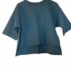 MONDETTA  WOMENS ACTIVE TEAL TOP SIZE S/P